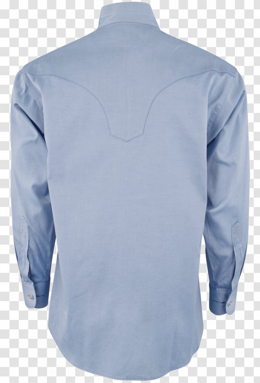 Long-sleeved T-shirt Collar Dress Shirt - Cambric Transparent PNG