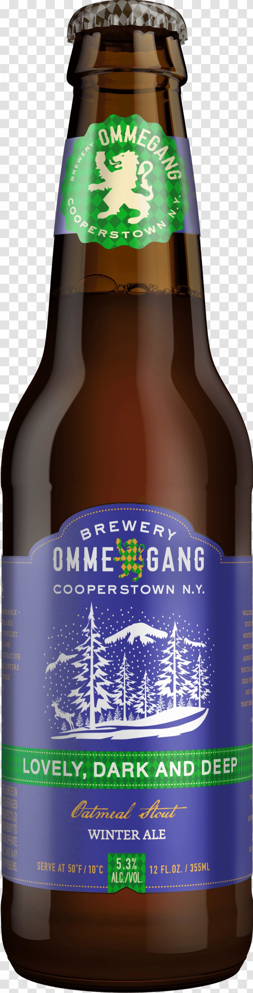 Ale Brewery Ommegang Beer Bottle Transparent PNG