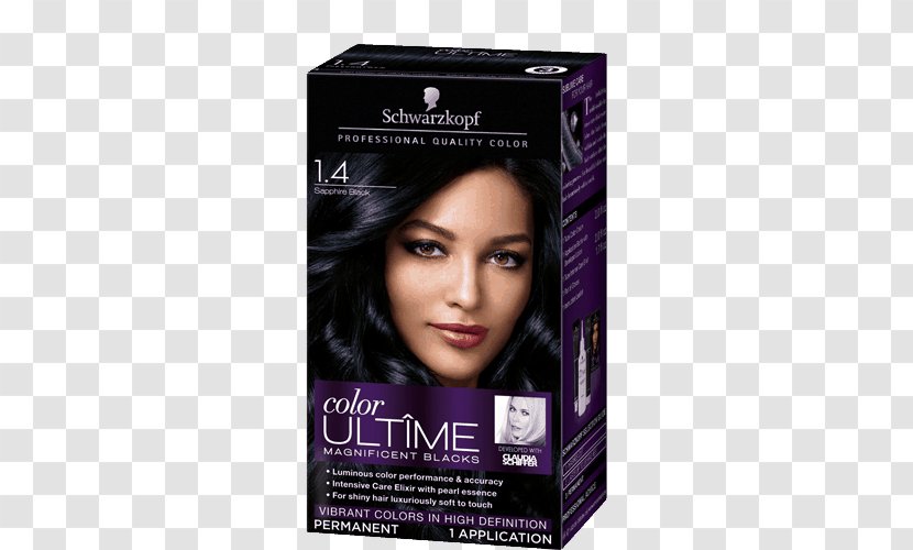 Schwarzkopf Color Ultime Permanent Hair Cream Magnificent Blacks Coloring Kit, 3.3 Ame Human - Herbal Essences Coupons Transparent PNG