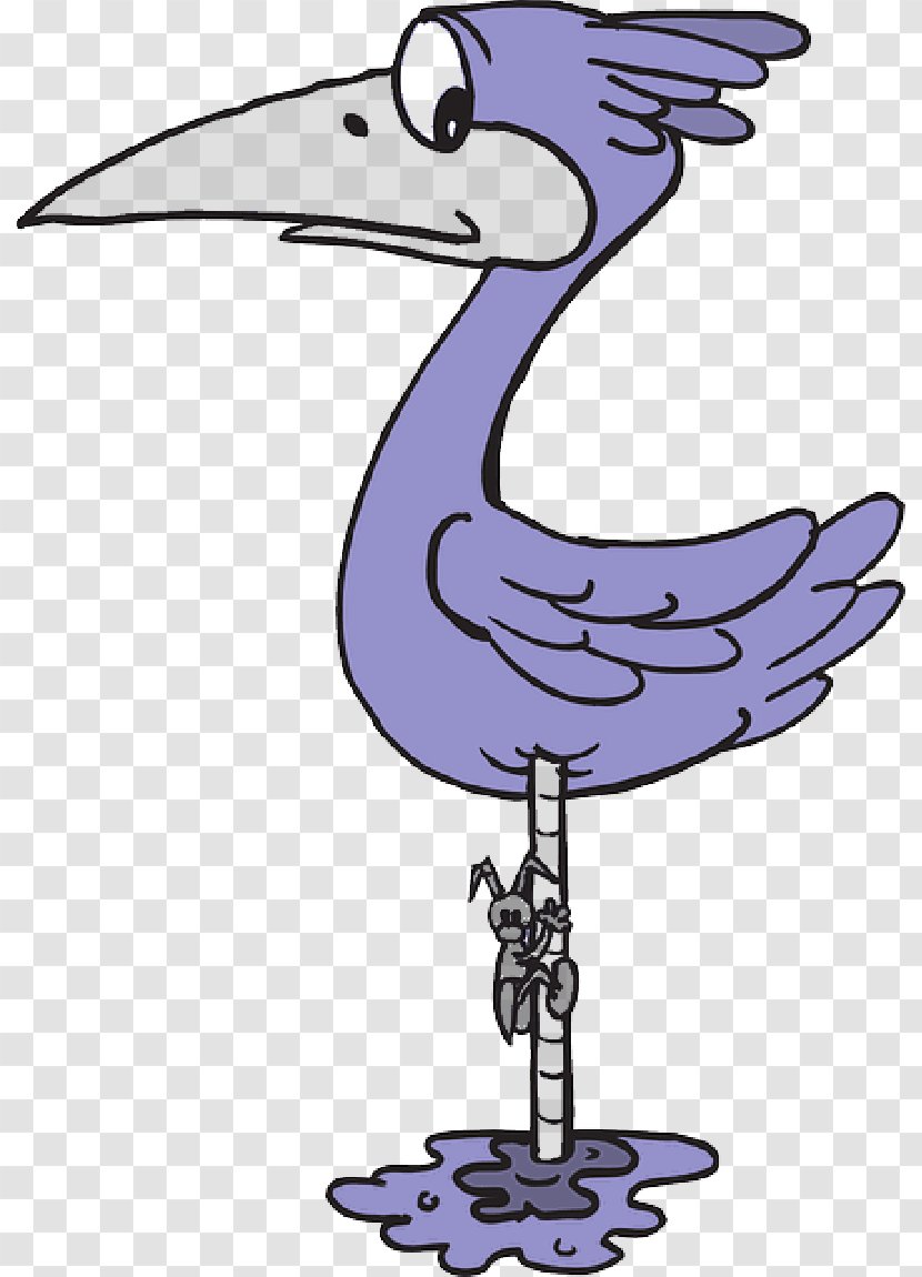 Clip Art Duck Heron Free Content - Royalty Payment - Cartoon Bugs Transparent PNG