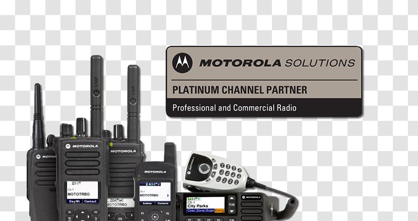 Motorola Solutions Two-way Radio Walkie-talkie Electronics - Hardware Transparent PNG