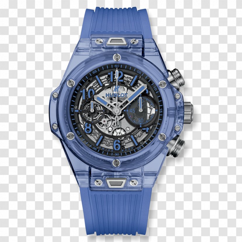 Hublot Watch Sapphire Blue Tourbillon - Watchmaker Transparent PNG