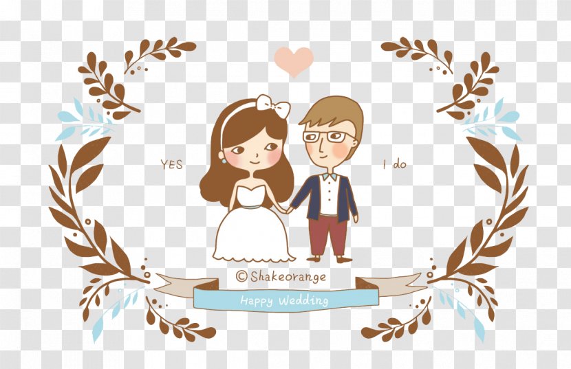 Wedding Gift Illustration - Happy,Wedding Transparent PNG
