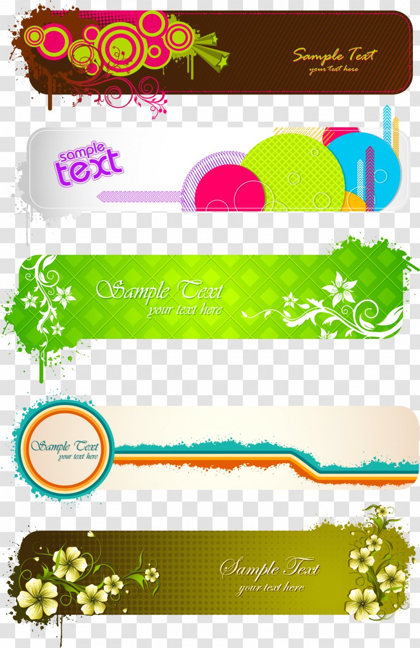 Web Banner Illustration - Product Design - Trend Pattern Name Bar Transparent PNG