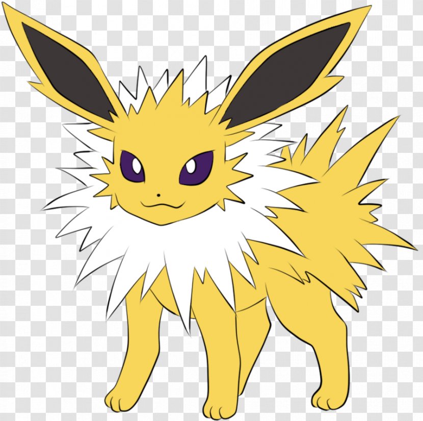 Jolteon Eevee Flareon Umbreon Vaporeon - Animated Cartoon - Deviantart Transparent PNG