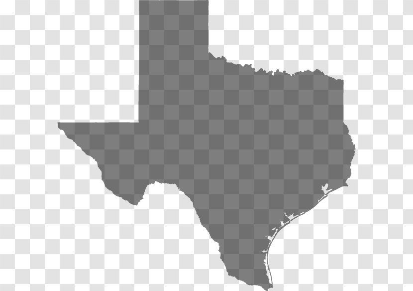 Texas Vector Map Transparent PNG
