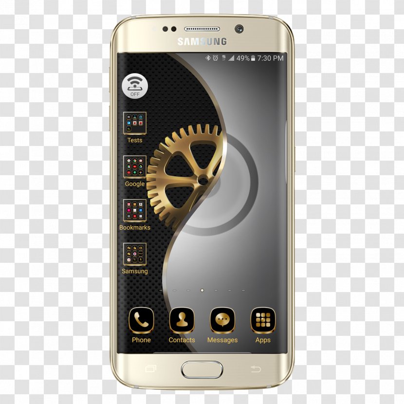 Feature Phone Smartphone Samsung Galaxy S6 Note 5 دعوة وهمية - Handheld Devices Transparent PNG