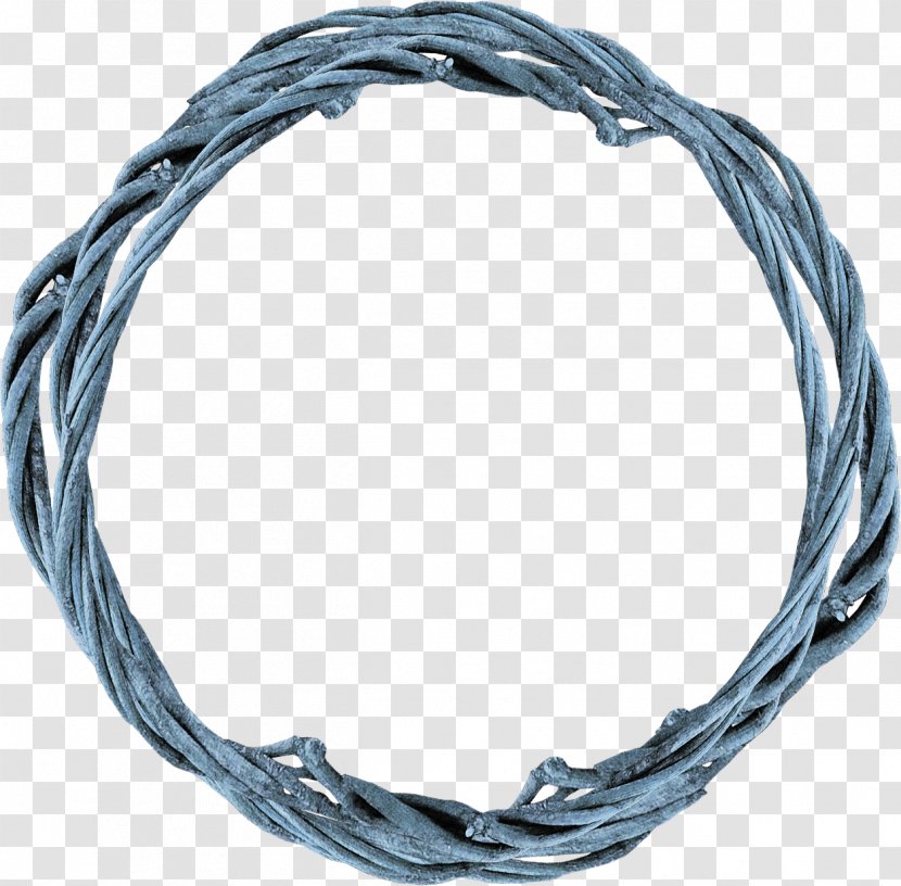 Blue Litter Ring - Pattern - Wire Transparent PNG