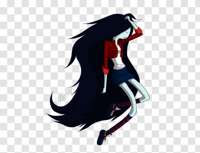 Marceline The Vampire Queen Princess Bubblegum Drawing Animation - Silhouette Transparent PNG