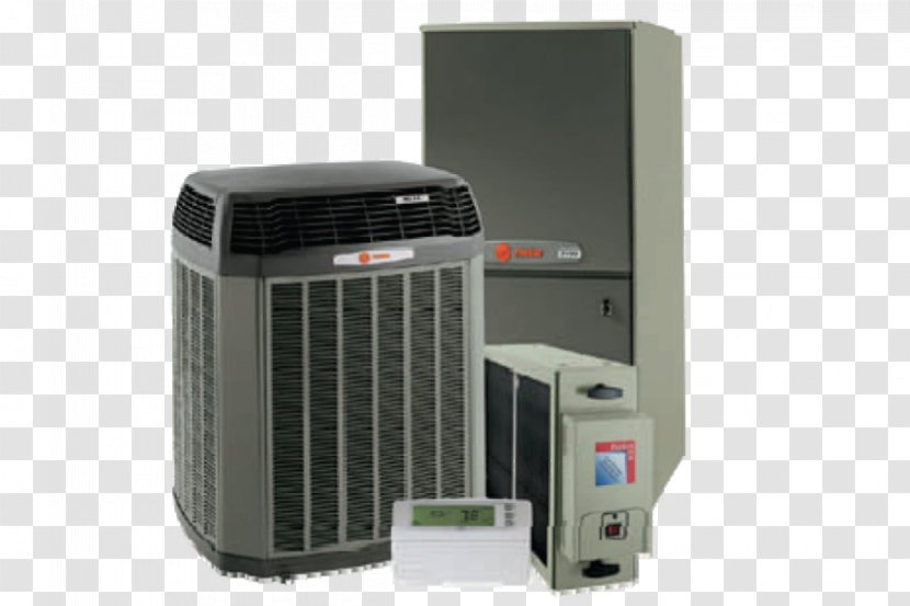 Furnace HVAC Trane Air Conditioning Central Heating - Building Automation Transparent PNG