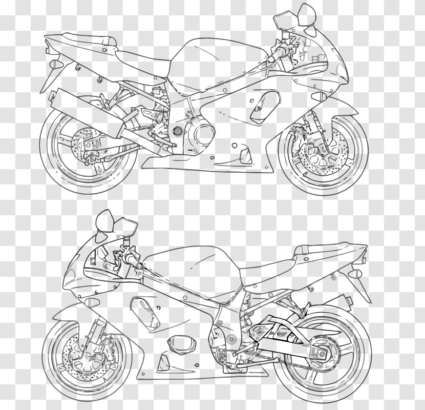 Motorcycle Components Accessories Car Scooter - Artwork Transparent PNG