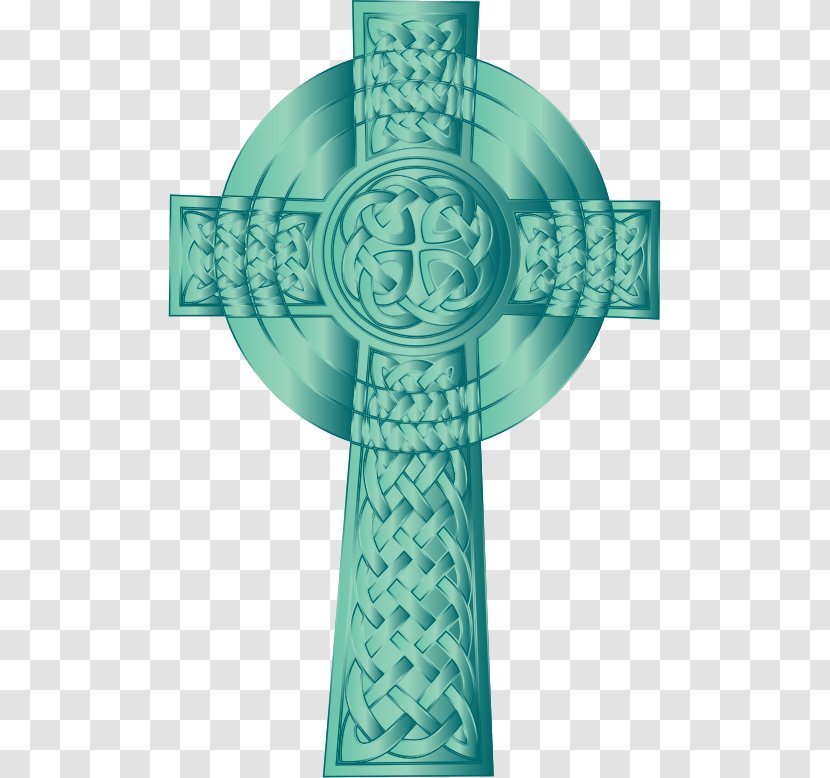 Celtic Cross Clip Art - Christian - Jade Cliparts Transparent PNG