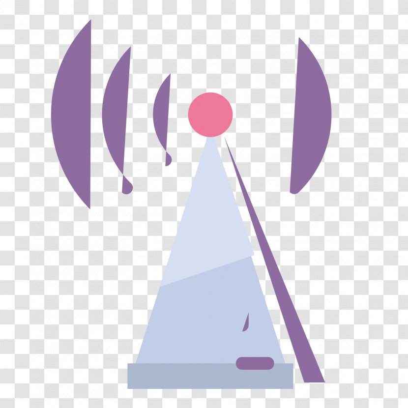 Telecommunications Tower Radio Graphic Design - Cell Site Transparent PNG