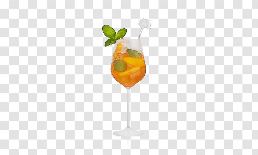 Drink Cocktail Garnish Alcoholic Beverage Non-alcoholic - Juice - Glass Champagne Transparent PNG