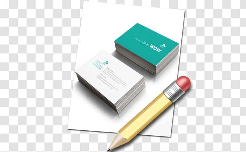 Brand Office Supplies - Business Card Designs Transparent PNG