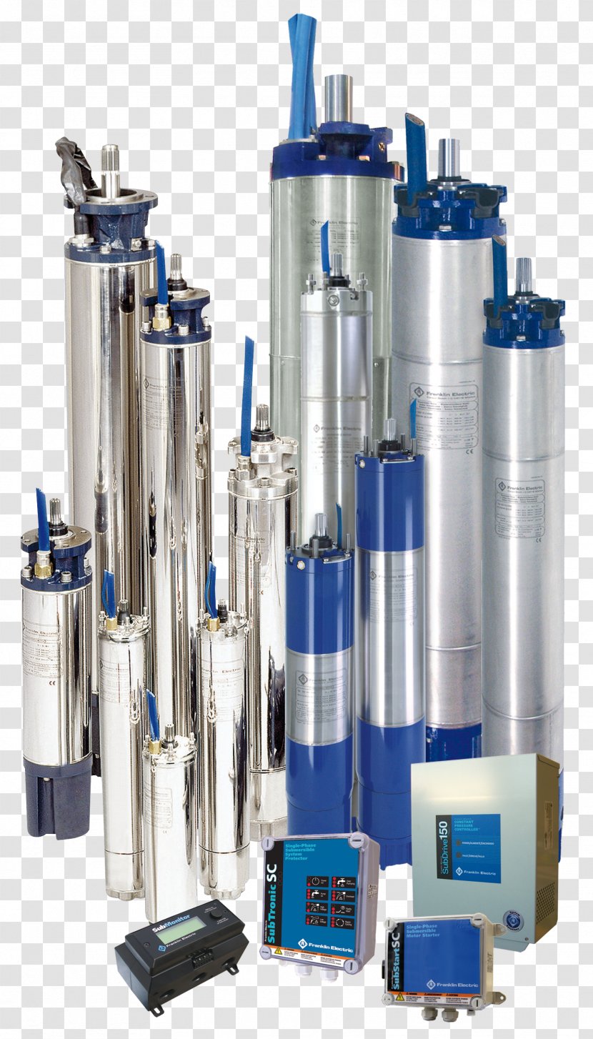 Submersible Pump Electric Motor Water Well Franklin - Electricity Transparent PNG