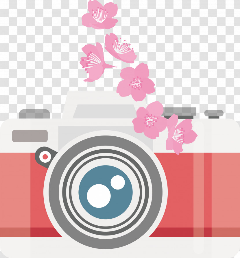 Camera Flower Transparent PNG