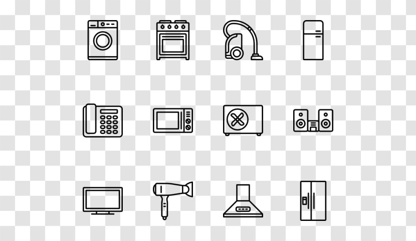Paper Drawing White Technology - Parallel - Household Electric Appliances Transparent PNG