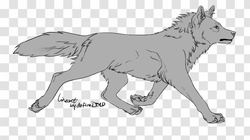 Dog Puppy Line Art Drawing Canidae - Carnivoran - Big Bad Wolf Transparent PNG