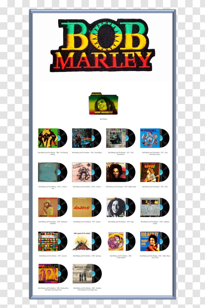 Brazil Album Cover - Text - Bob Marley Transparent PNG