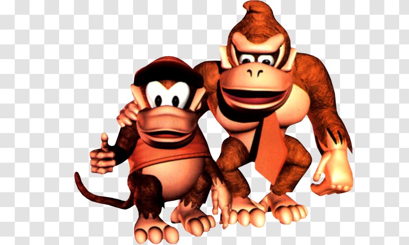 Donkey Kong Country 2: Diddy's Quest 3: Dixie Kong's Double Trouble! Super Nintendo Entertainment System - Diddy - Banana Transparent PNG