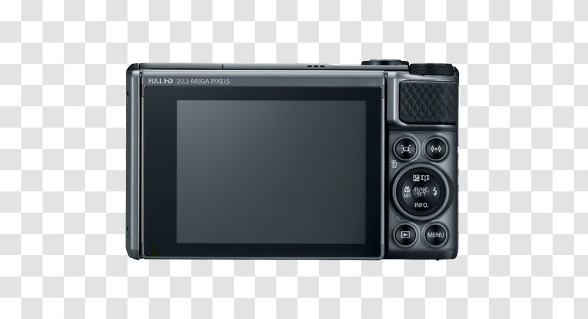 Canon PowerShot SX730 HS 20.3 MP Compact Digital Camera - Optical - 1080pBlack SX 730 [Black] 20.3MP 40x Zoom (Black)Camera Transparent PNG