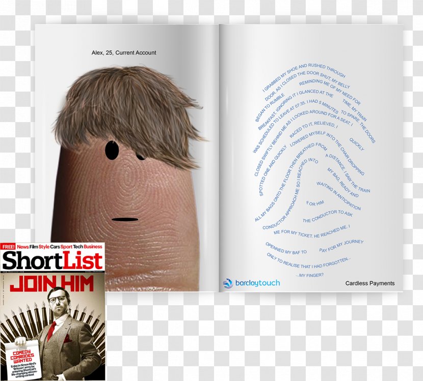 Human Product Magazine Font Eyelash - Barclaycard Transparent PNG