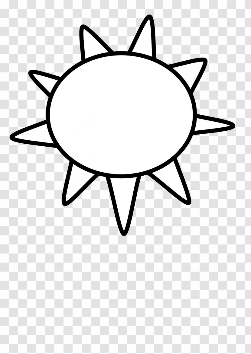 Cloud Weather Clip Art - White - Sun And Moon Clipart Transparent PNG