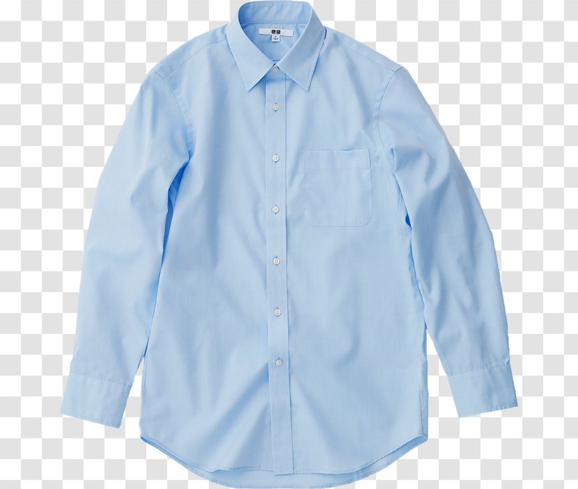 Dress Shirt Blouse Uniqlo Collar - Information Transparent PNG