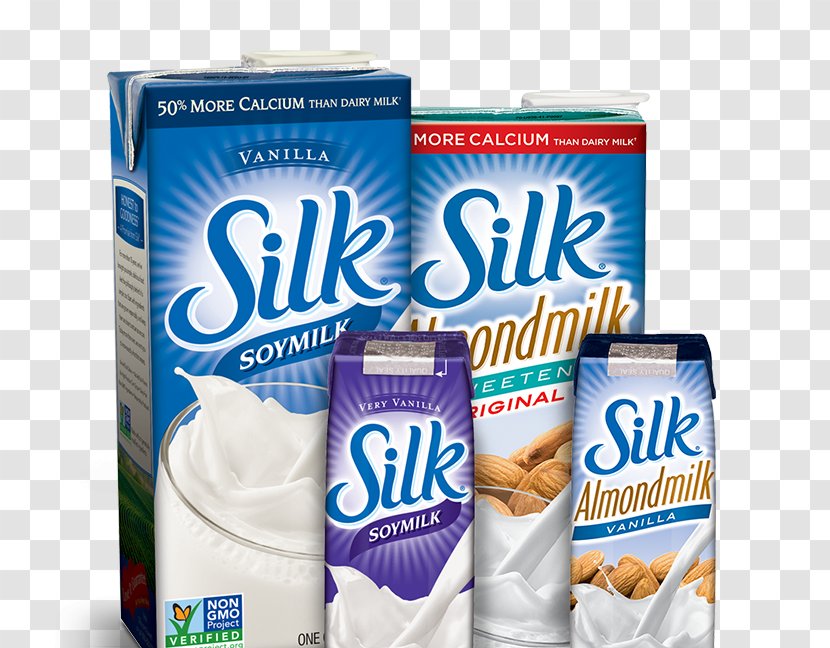 Almond Milk Soy Silk - Brand Transparent PNG
