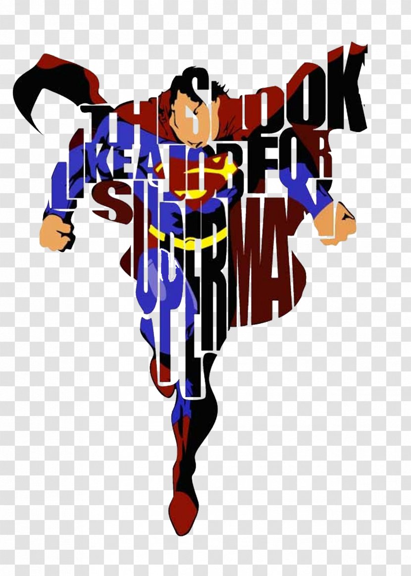 Clark Kent Spider-Man Batman Superhero Typography - Fictional Character - Letters Superman Transparent PNG