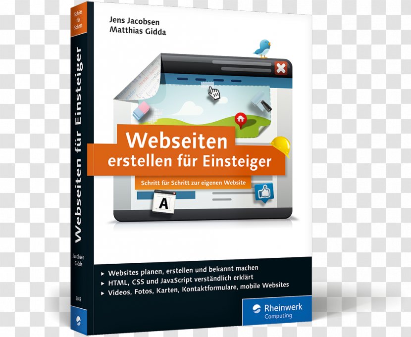 Das Website-Handbuch: Programmierung Und Design Web Book Page - Ebook Transparent PNG