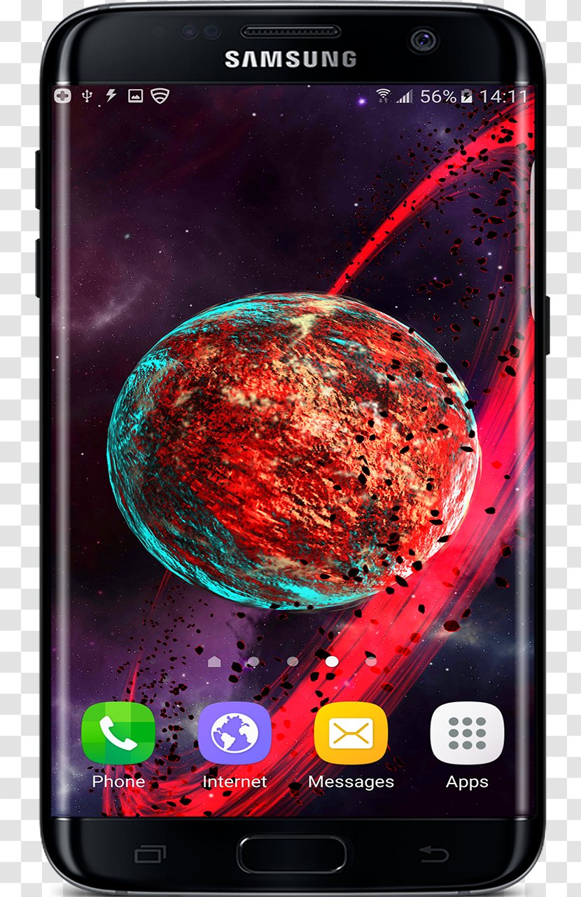 Feature Phone Smartphone Mobile Phones Android - Display Device - Alien Planet Transparent PNG