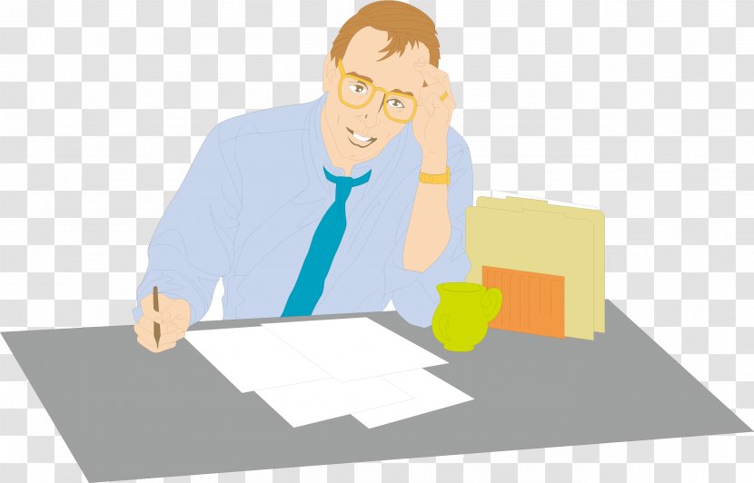 Thinking Work - Computer Graphics - Male Transparent PNG