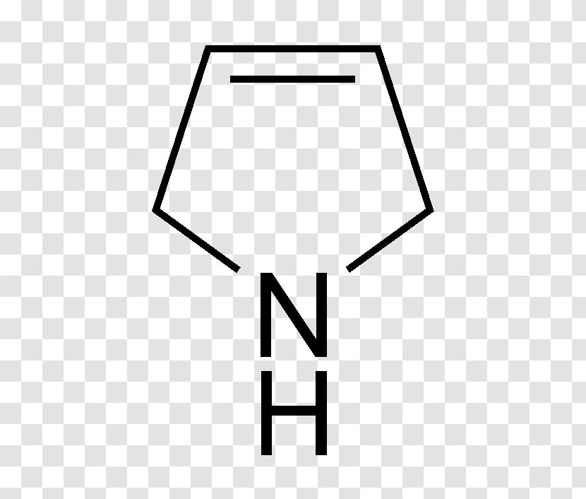 Pyrrolidine Pyrroline Pyrrole Chemistry Amine - Heart - Silhouette Transparent PNG