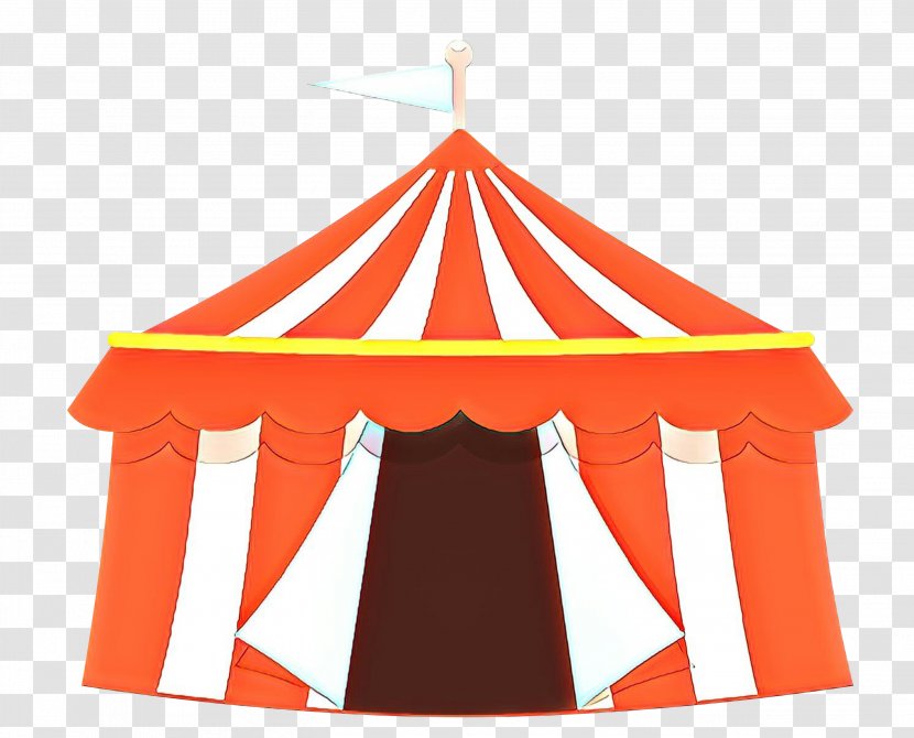 Tent Cartoon - Circus - Performance Orange Transparent PNG