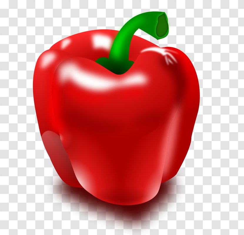 Bell Pepper Cayenne Chili Vegetable Clip Art - Local Food - Green Clipart Transparent PNG