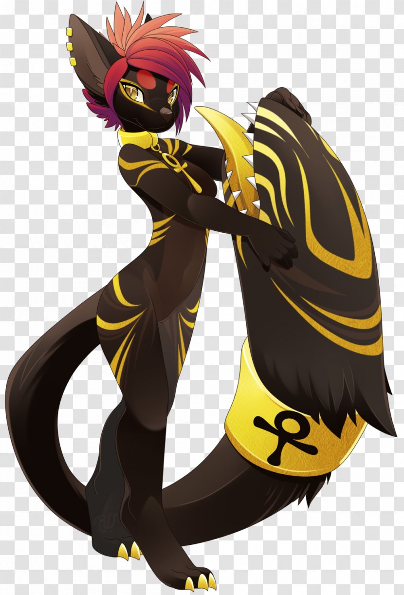 Furry Fandom DeviantArt Cartoon Image - Yellow - Anubis Tattoo Transparent PNG