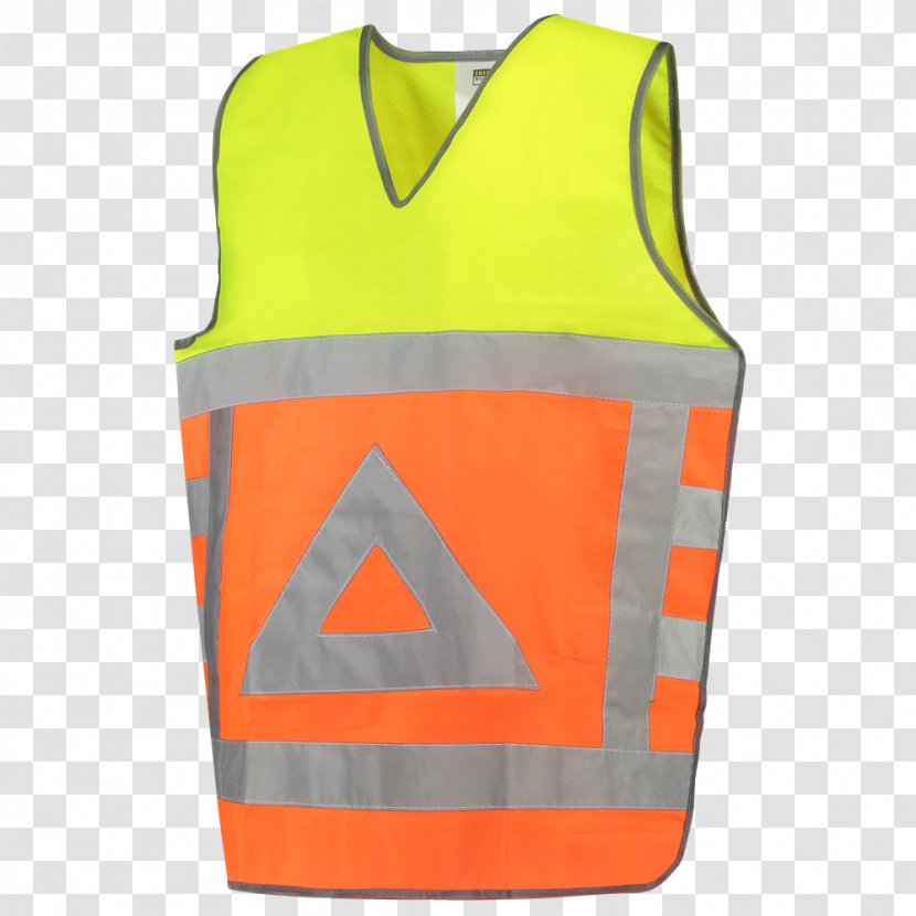 Workwear High-visibility Clothing Armilla Reflectora Gilets Polo Shirt - Yellow - Orange Transparent PNG