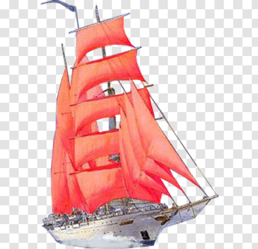Scarlet Sails Image Watercraft - Galley - Sail Transparent PNG