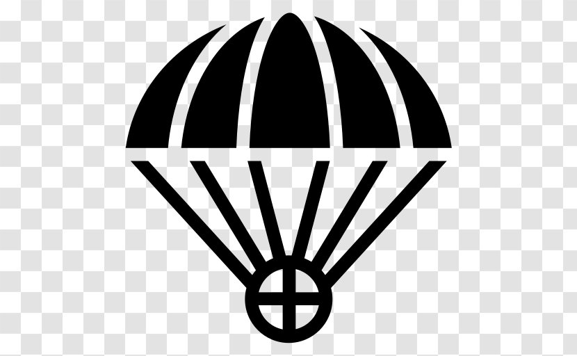 Parachute - Black And White - Brand Transparent PNG