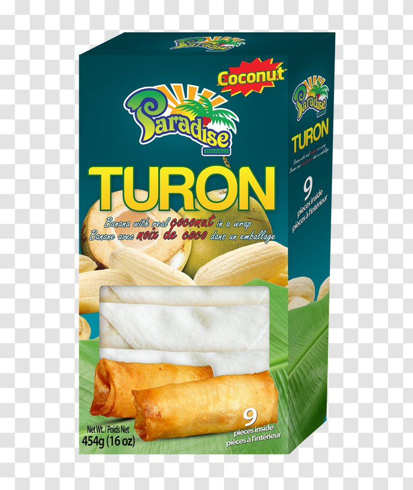 Filipino Cuisine Turon Organic Food Grocery Store - Dried Coconut Transparent PNG