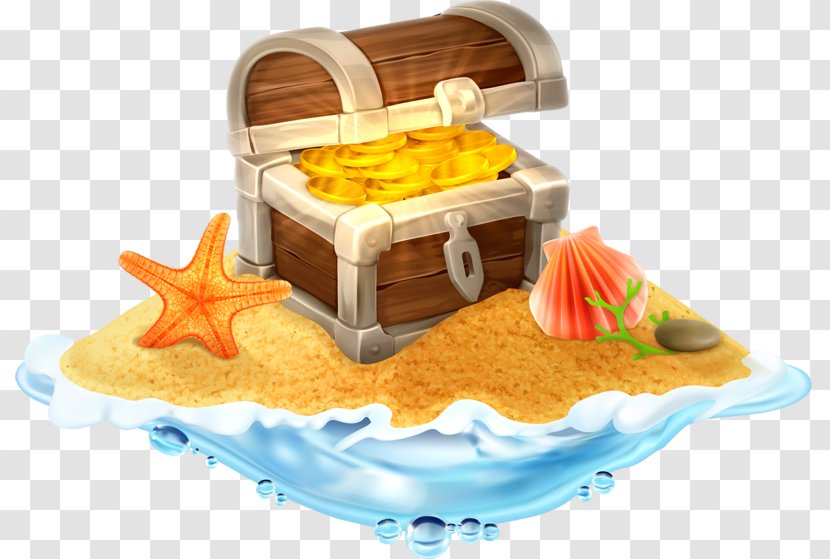 Treasure Island Buried Illustration - Meal - Beach Digging Transparent PNG