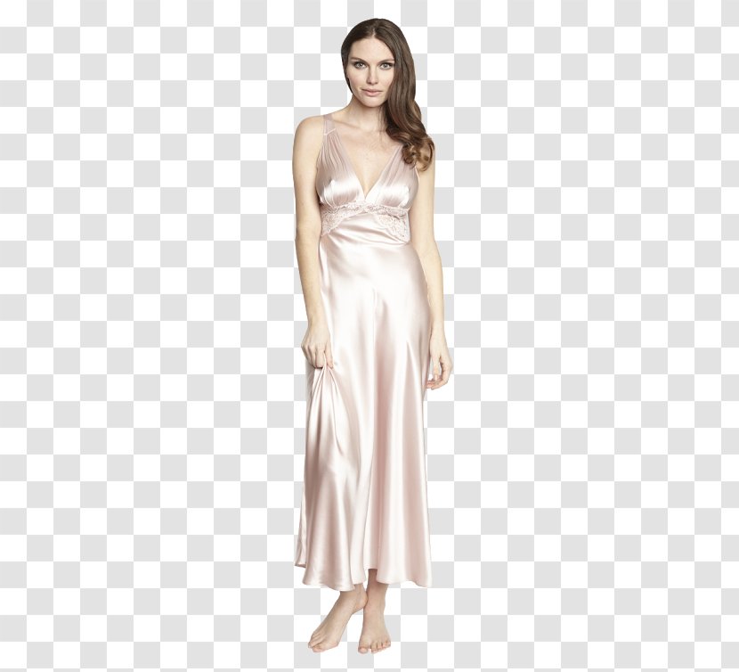 Wedding Dress Robe Satin Nightgown - Silhouette - Grace Kelly Transparent PNG