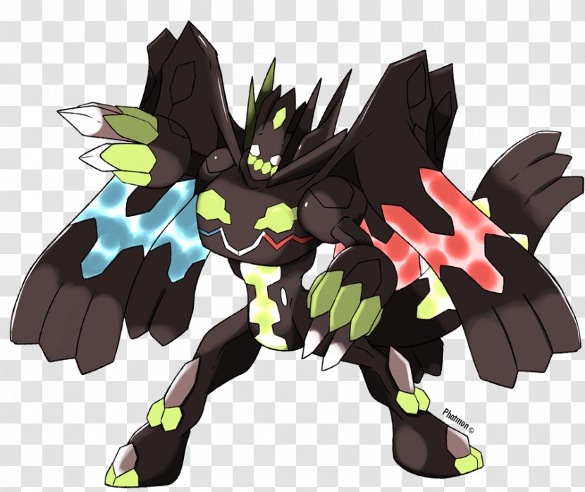 Pokémon Ultra Sun And Moon Zygarde X Y - Silhouette - Perfect Cell Transparent PNG