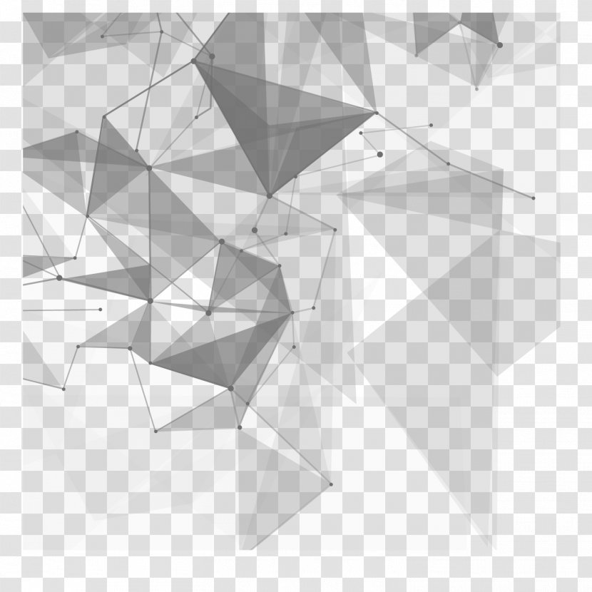 Euclidean Vector Technology - Triangle - Creative Material Transparent PNG