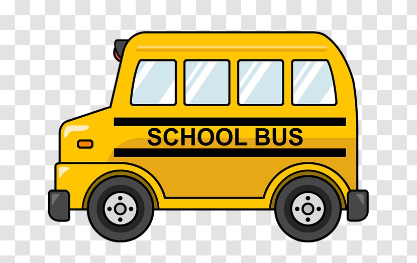 School Bus Yellow Clip Art - Light Commercial Vehicle Transparent PNG