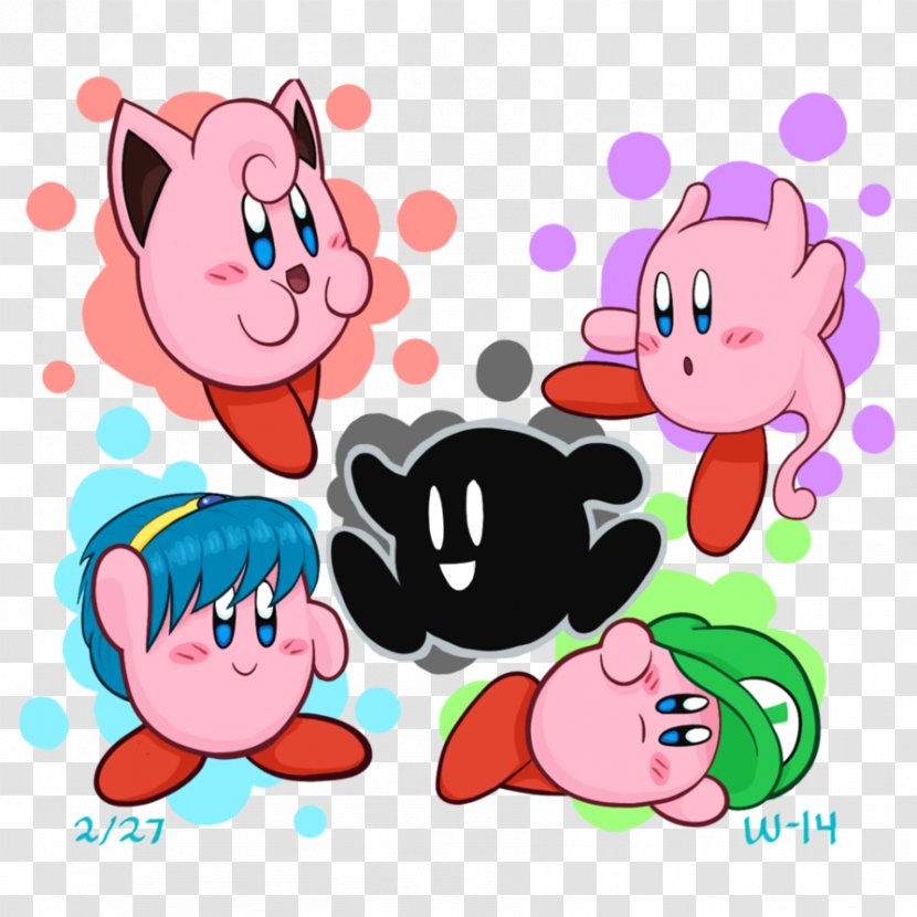 Kirby King Dedede Super Smash Bros. Melee Fan Art Drawing - Heart Transparent PNG
