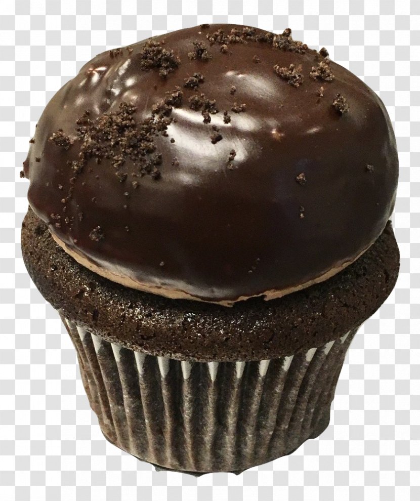 Cupcake Chocolate Truffle Balls Ganache - Cake - Dark Pie Meringue Transparent PNG
