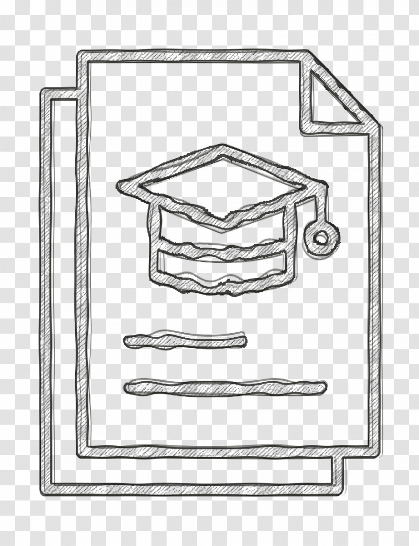 School Icon Graduation Icon Files And Folders Icon Transparent PNG